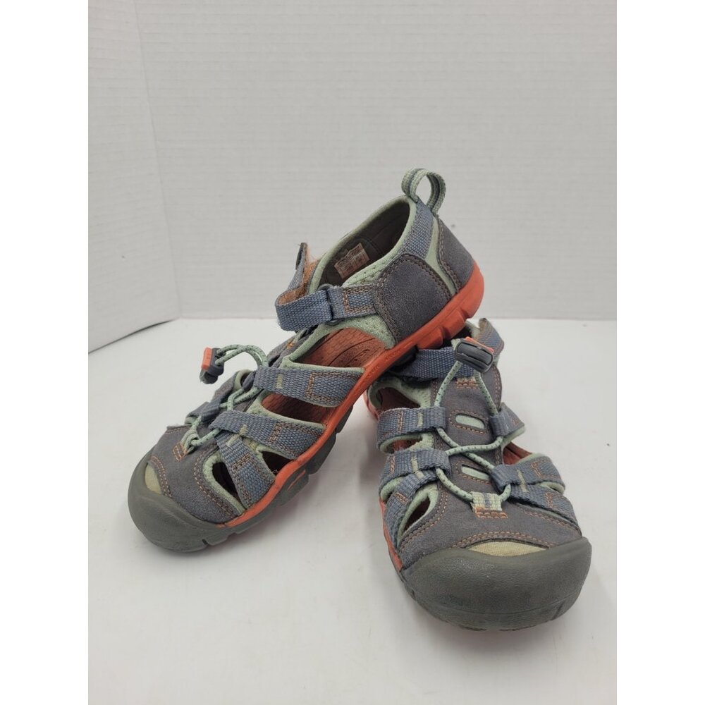 KEEN Newport Girls size 3 35 waterproof anti-odor sandals hiking trail blue pink
